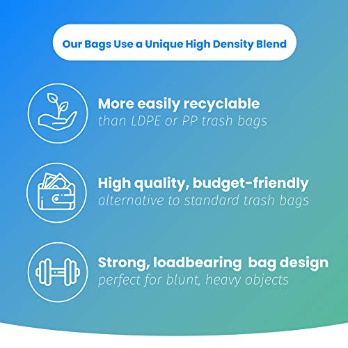 Reli. Supervalue 6-10 Gallon Trash Bags | 300 Count | Can Liners | Clear Multi-Use Garbage Bags #TOP3