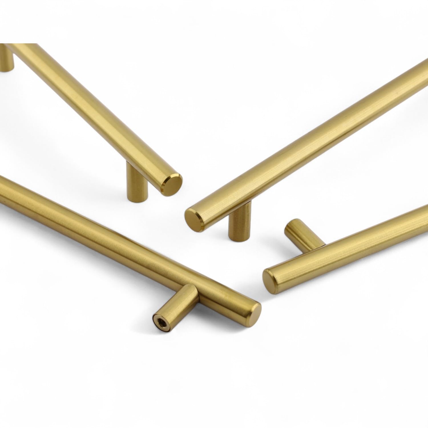 Alteta Gold 10 ADET Altın 320 mm Metal Mobilya Kulp Mutfak Dolap Çekmece Dolabı Kapak Kulpları Kulbu