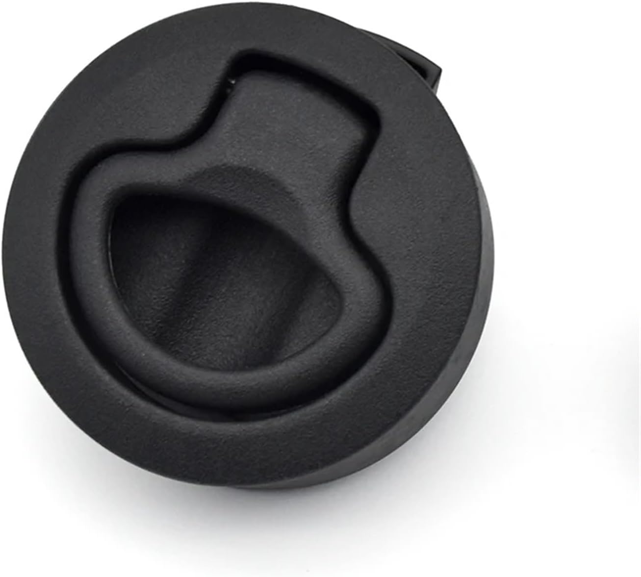 XK246-81 Unlock Plastic Black Circular Pull Ring Lock 1Pcs(XK246-81)