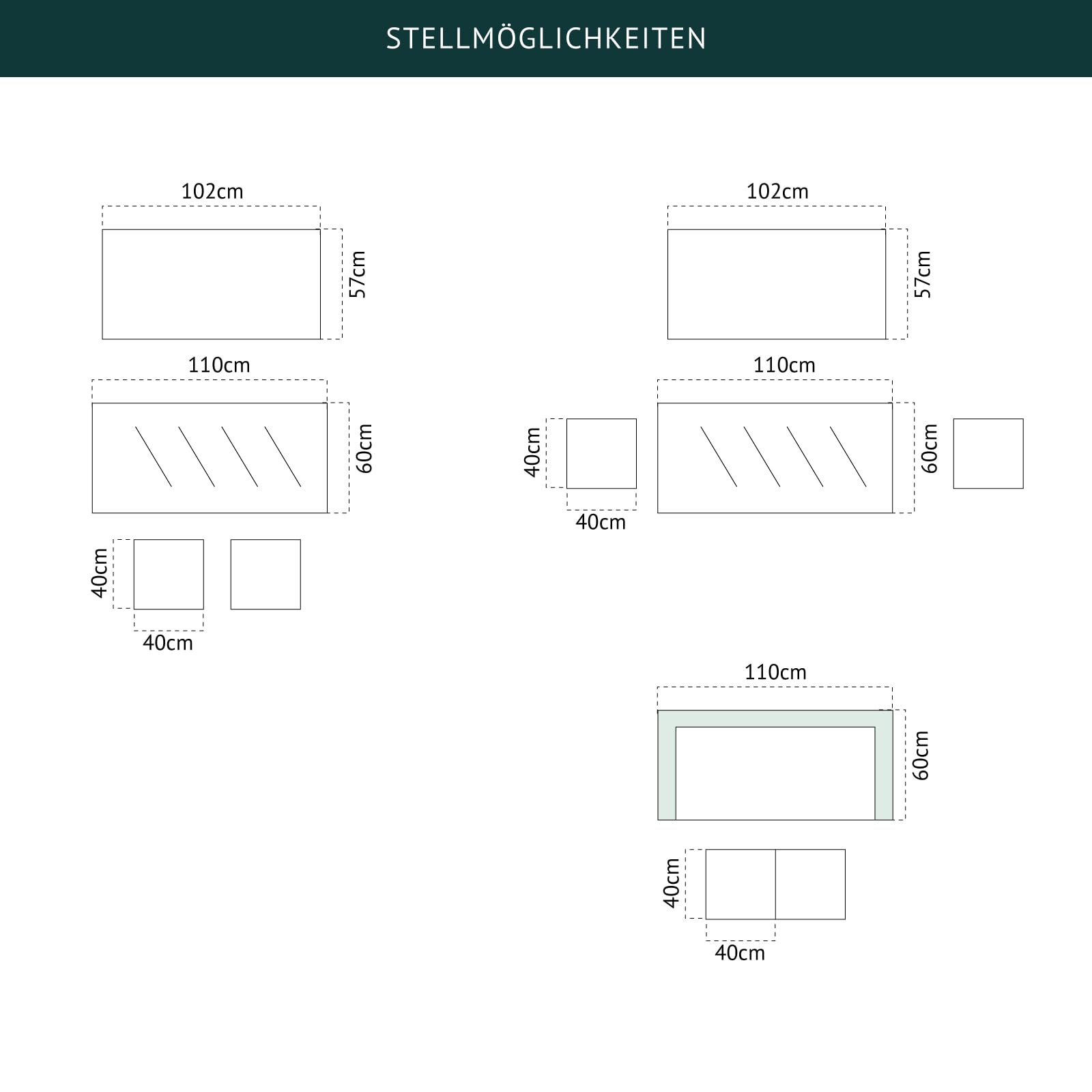 SVITA ATHINA 2in1 Sitzgruppe Outdoor Rattanlounge Balkon Essgruppe Gartenmöbel Set Gartenlounge klein Balkonmöbel Polyrattan Grau