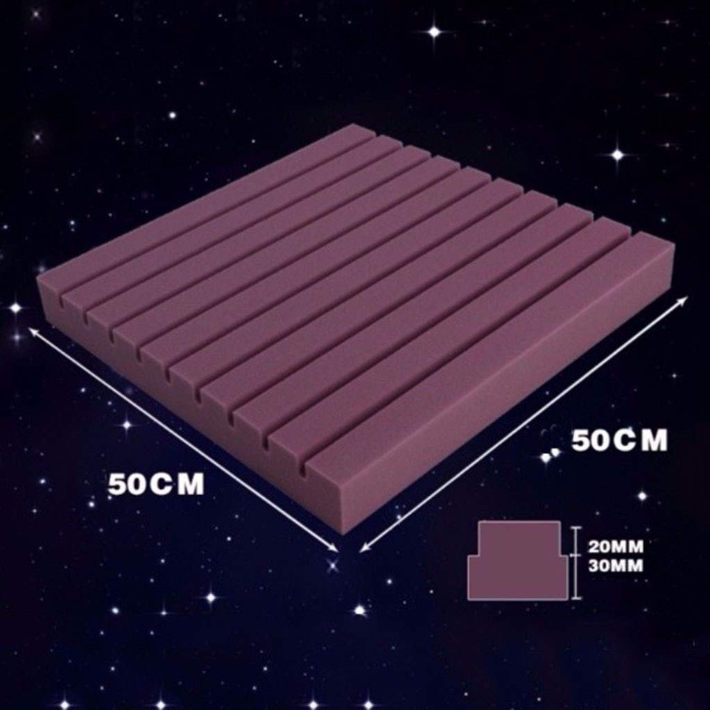Pannelli acustici Trattamento Acustico della Stanza, Professione da Studio Materiale Acustico Pannelli acustici da Parete per Home Theater Striscia Quadrata Acous, Come Mostrato