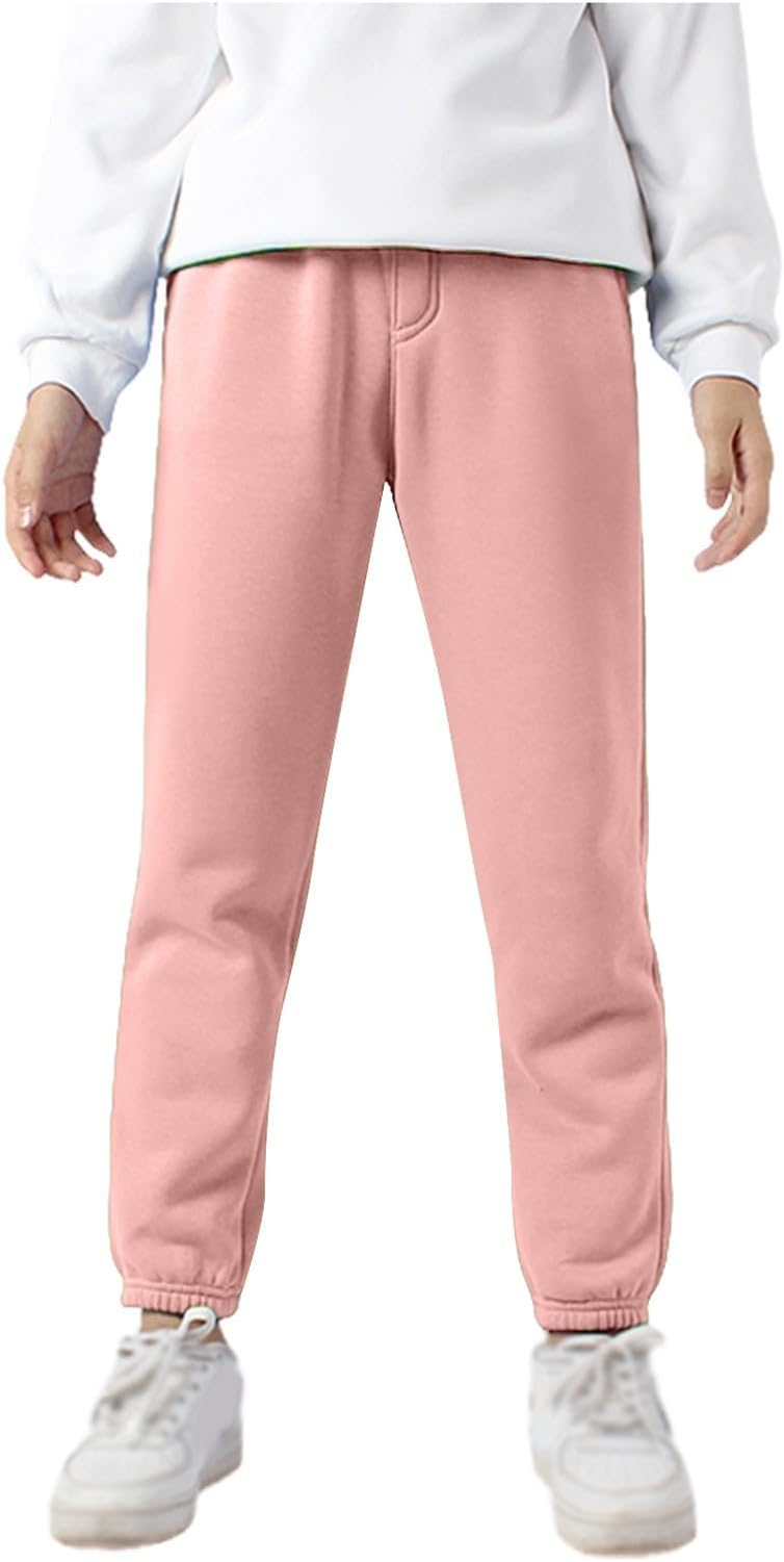 Boys' Jogging Bottoms Wide Straight Leg Tracksuit Cargo Tracksuit with Pockets Elastic Waist Comfortable Streetwear Pants for Kids