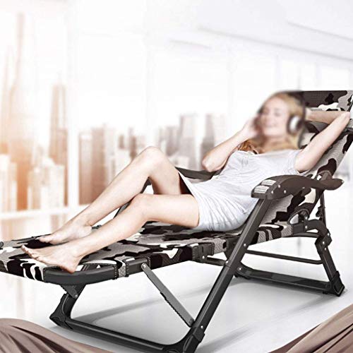 Chaise Longue Extérieure Imperméable Métal et Fauteuil Jardin Pliable