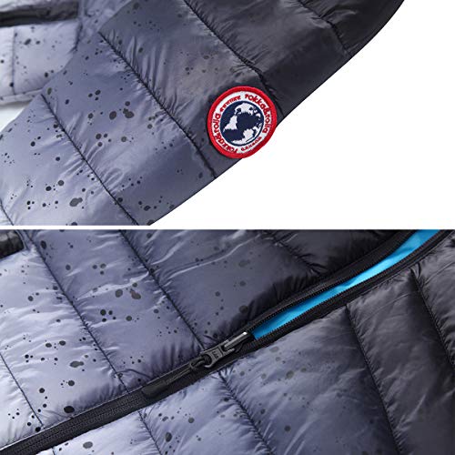 Image of Rokka&Rolla Boys' Reversible Lightweight Water-Resistant Puffer Jacket | Lightweight Breathable Reversible Puffer Makes A Hooded Winter Coat For Boys To Wear During Cold Weather Activity