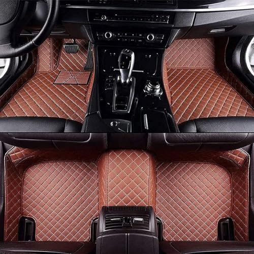Tapis de sol pour Benz EQE X294 en cuir premium marron