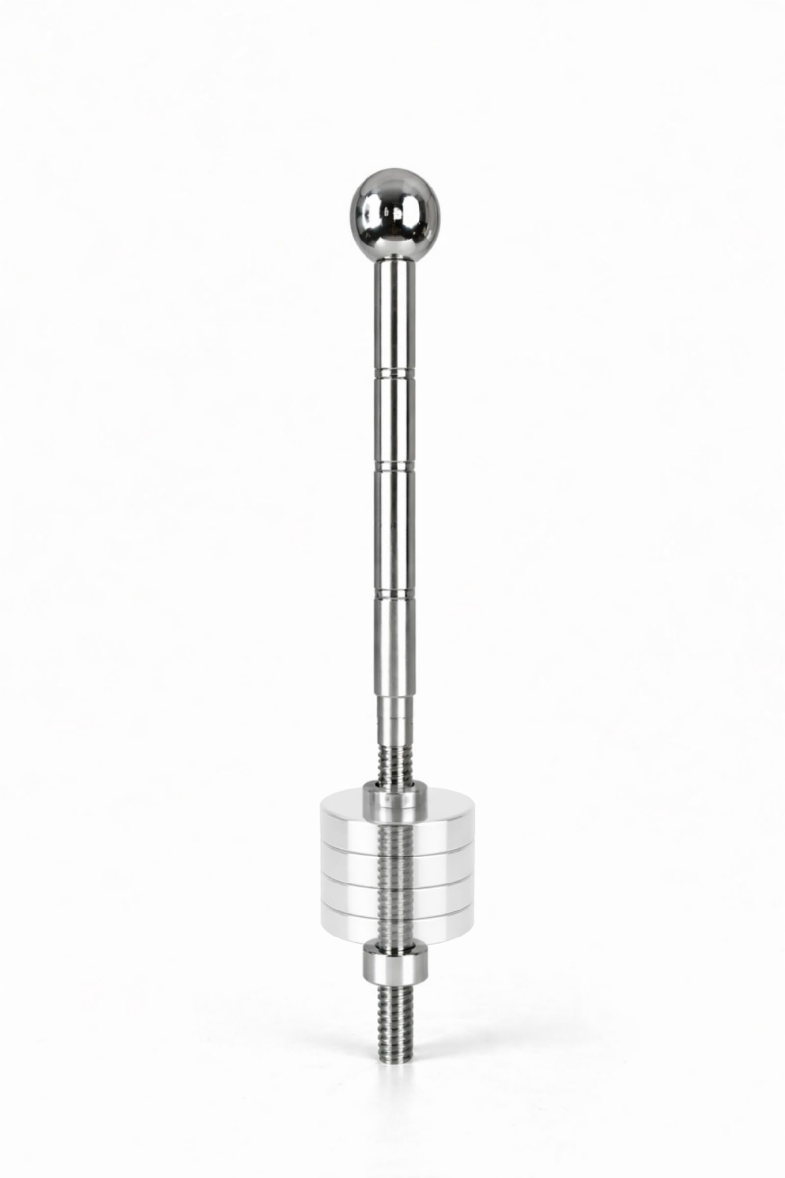 Premium chrome Steel Clubbell for Total-Body Strength Training with Knurling Handle 4kg weight-image-28