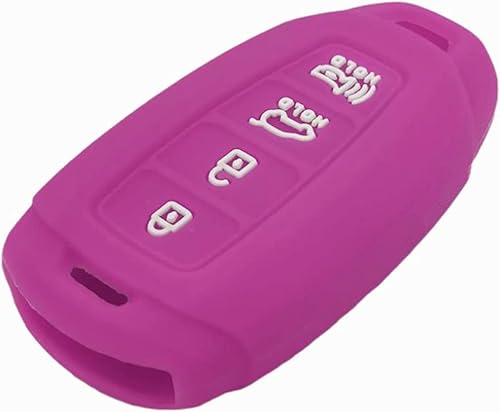 Miniatura 10 de REPROTECTING Funda de goma de silicona compatible con Hyundai Accent Azera Elantra GT Kona Veloster Veloster Veloster N 2017-2021 (no para llaves