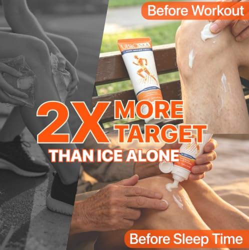 UBIOSKA Topical Massage Gel Cream, Fast Absorbing Massage Cream for Back, Neck, Shoulders & Joints, Joint Repair Gel for Daily Wellness, Sport Exercise & Workout, 3.38 fl oz (100ml) - 2