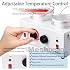 Double Wax Warmer Professional Electric Heater, Hair Removal Dual Parrafin Hot Facial Skin Equipment SPA Adjustable Temperature with 140 Wooden Sticks Wax Strip Wax Rings