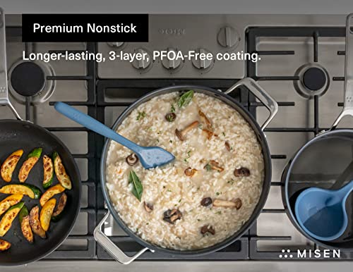 Misen 6 Quart Nonstick Rondeau Pot With Lid - Non Stick Braiser Pan With Handles #TOP1