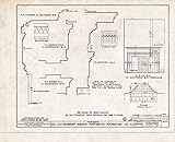 Historic Pictoric : Blueprint HABS NH,8-Port,123- (Sheet 46 of 51) - Governor Levi Woodbury House, Woodbury Avenue & Boyd Road, Portsmouth, Rockingham County, NH 30in x 24in