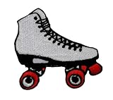 Roller skates Retro Vintage DIY Applique Embroidered Sew Iron on Patch RSK-001