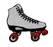 Roller skates Retro Vintage DIY Applique Embroidered Sew Iron on Patch RSK-001