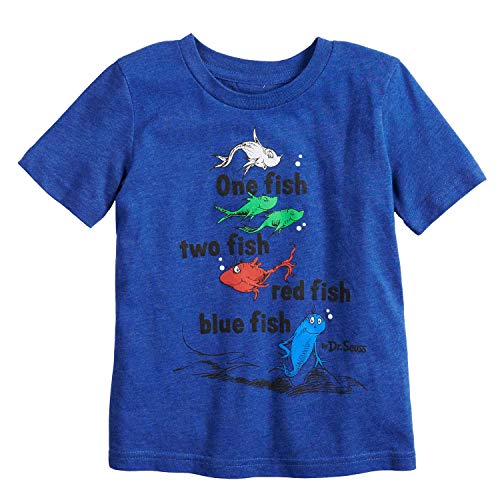 Jumping Beans Toddler Boys 2T-5T Dr. Seuss One Fish Two Fish Graphic Tee