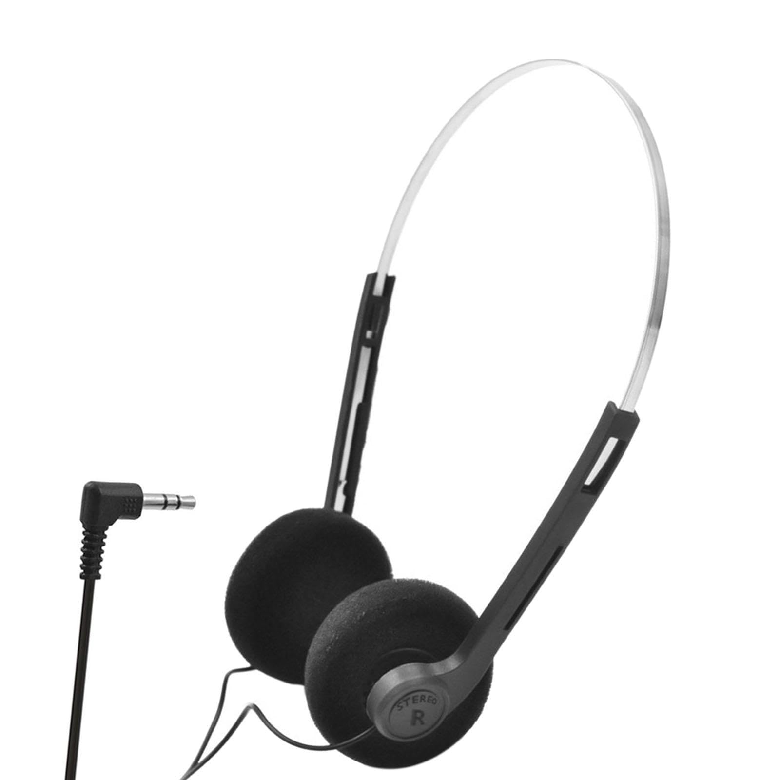LOOM TREE Retro Style Headphone Practical Photo Props for Running Walking Take A Plane Black | Headphones-image-7