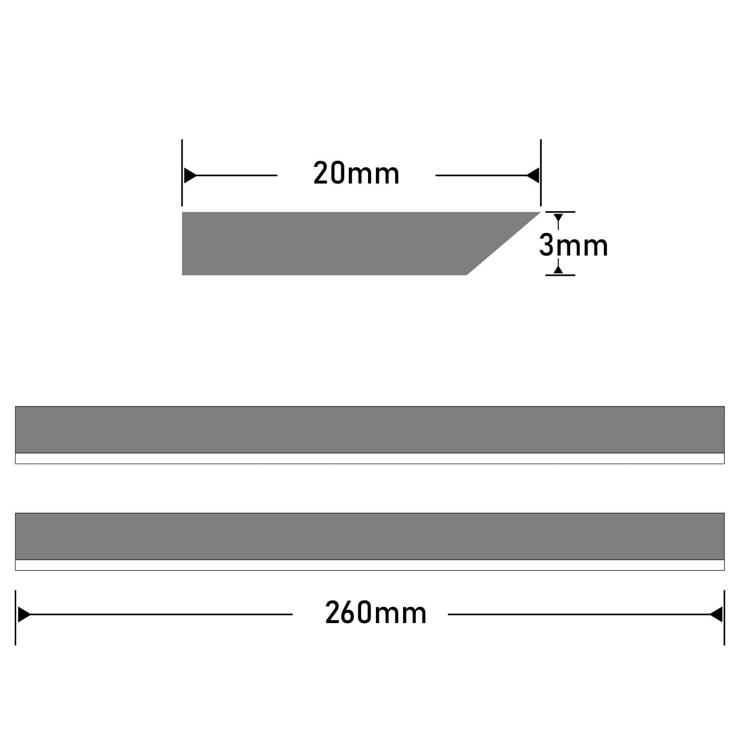 2 szt. ostrzy do strugarki HSS 260 mm, HC260C, HC260M, HC260K