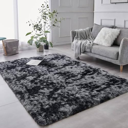 Tapis rose salon tie-dye de qualité supérieure doux et épais
