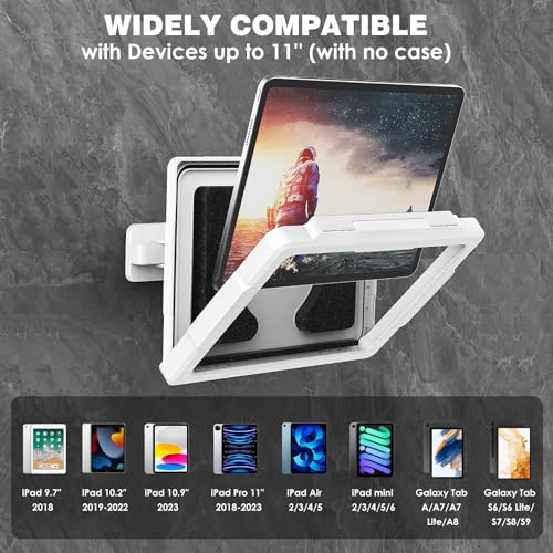 Support de tablette pour douche MoKo rigide étanche et orientable à 360 degrés - 2