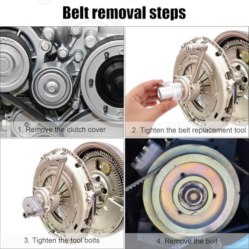 Image of Belt Changing Tool, Clutch Spreader Cvt Drive Belt Clutch Spreader Tool Belt Removing Tool for Can Am CVT Belt Changing Tool Compatible with 2017-2022 Can Am Maverick X3