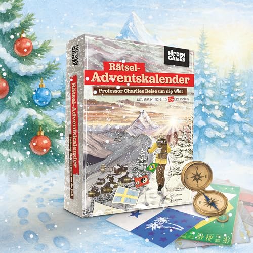 Stadtkrimis Exit Escape Stadtführung Hidden Games Professor Charlies Reise um die Welt – Rätselspiel in 24 Episoden – Deutsch – Knifflige Rätsel & geheimnisvolle Entdeckungen