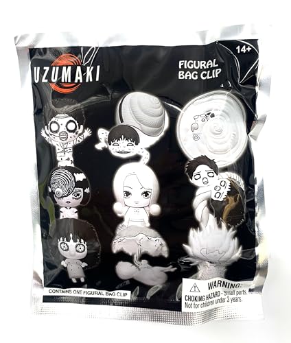 Monogram Junji Ito UZUMAKI - Clipe de bolsa para figura - Clipe de saco de espuma 3D em saco cego -