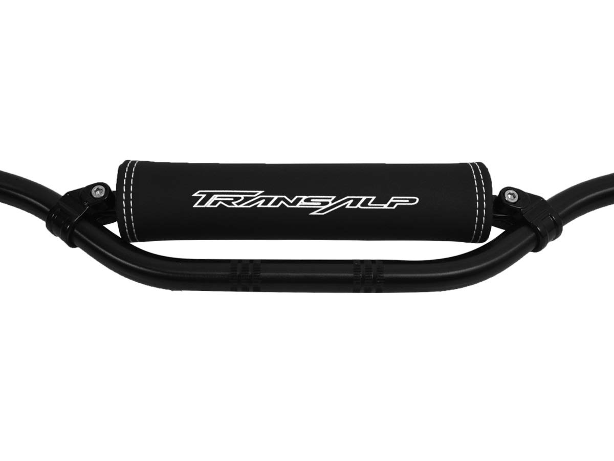 Paracolpi manubrio per Honda Transalp 400/600 / 650/700 (logo bianco)