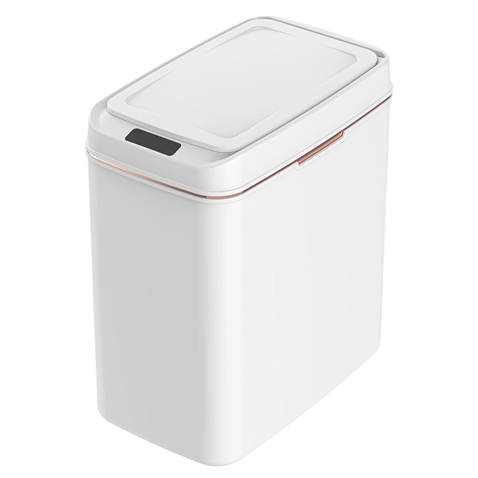 Contenedor sensor inteligente sin contacto papelera rectangular con tapa automática para aseo 8