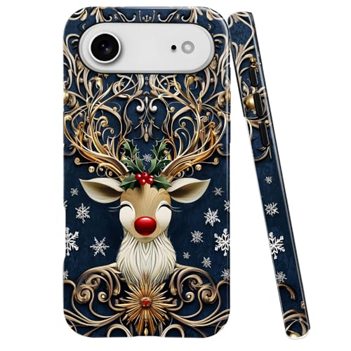 Coque L16QX Air brillante renne de Noël doré pour illuminer vos soirées festives d'hiver
