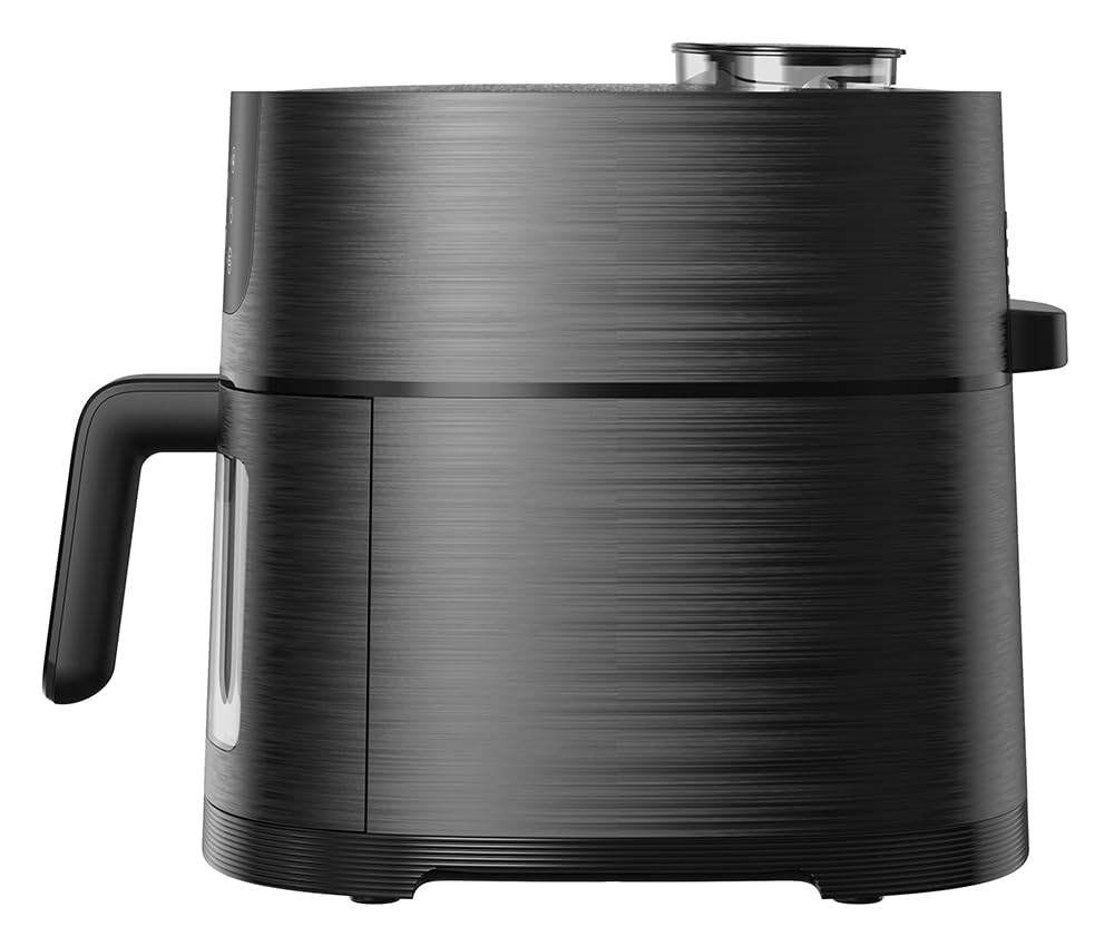 Melchioni Family DORA AI Friggitrice ad Aria 8L con Intelligenza Artificiale riconoscimento cibo e Vapore Soft | 24 Programmi Preimpostati, Cassetto con Finestra, Luce Interna, Potenza 1800W