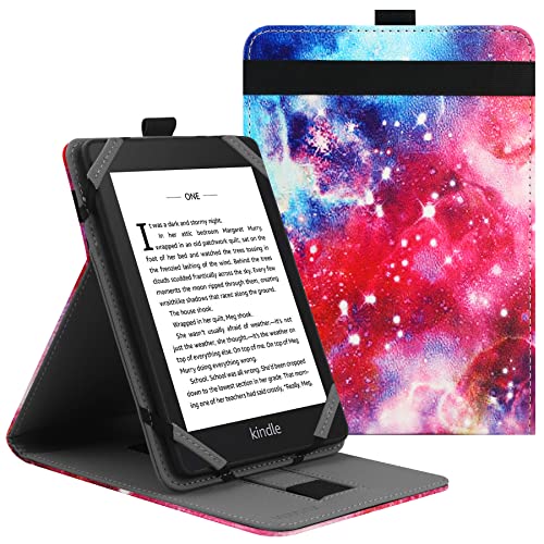 VOVIPO Custodia protettiva universale per kindle Paperwhite Kobo e-Reader da 6 pollici, custodia Stand Folio per Kobo/Kindle/Tolino/Pocketbook/Sony 6", con angoli di visualizzazione multipli-GX