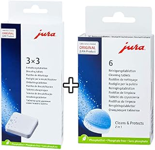 Capresso Jura Cleaning Tablet 6-pk and Capresso 66281 9-Pack Decalciying Tablets or Jura/Capresso
