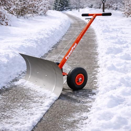 Original Schnee-Fuchs mit auswechselbarer Schürfleiste, schwenkbar - Schneeschieber 2026