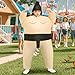 BROWNYEW Inflatable Sumo Wrestling Suits - Kids Blow Up Sumo Costume for Halloween