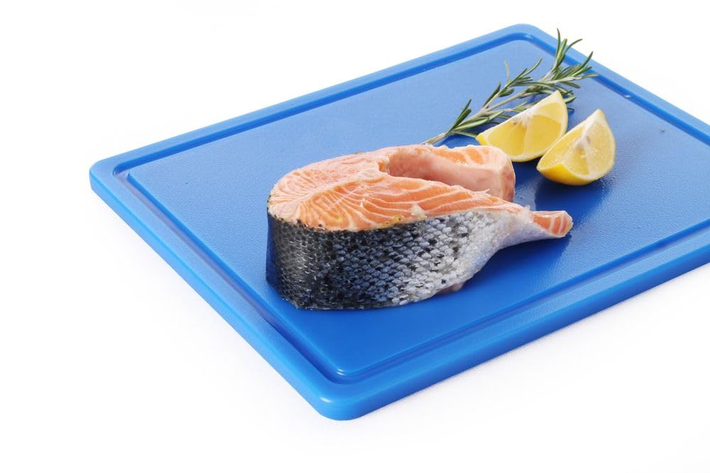 HENDI Tabla de cortar con certificación HACCP 600x400 - Azul -600x400mm