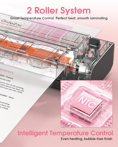 11 x 17 Laminator, Thermal & Cold Laminator Machine, Auto-Feed Jam-Free, Includes 20 Sheets, Cutter & Corner Rounder, for Photos, Letter to Legal, Home Office School, Personal & Co image 7