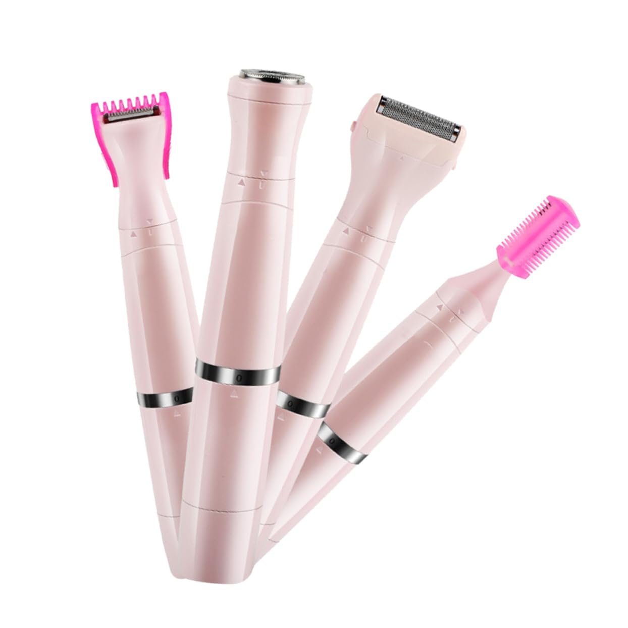 TOVINANNA 1Pc Electric Shaver for Women Private Hair Trimmer Grooming Device Rechargeable Painless Hair Removal for Armpits Bikini Face Pink