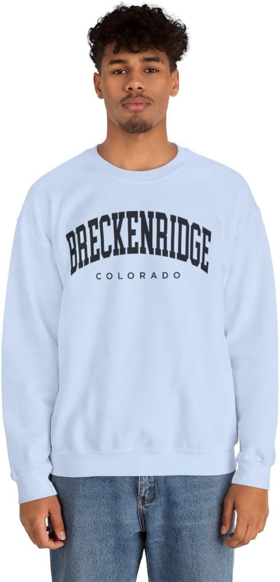 Breckenridge Colorado Adult Unisex Crewneck Sweatshirt