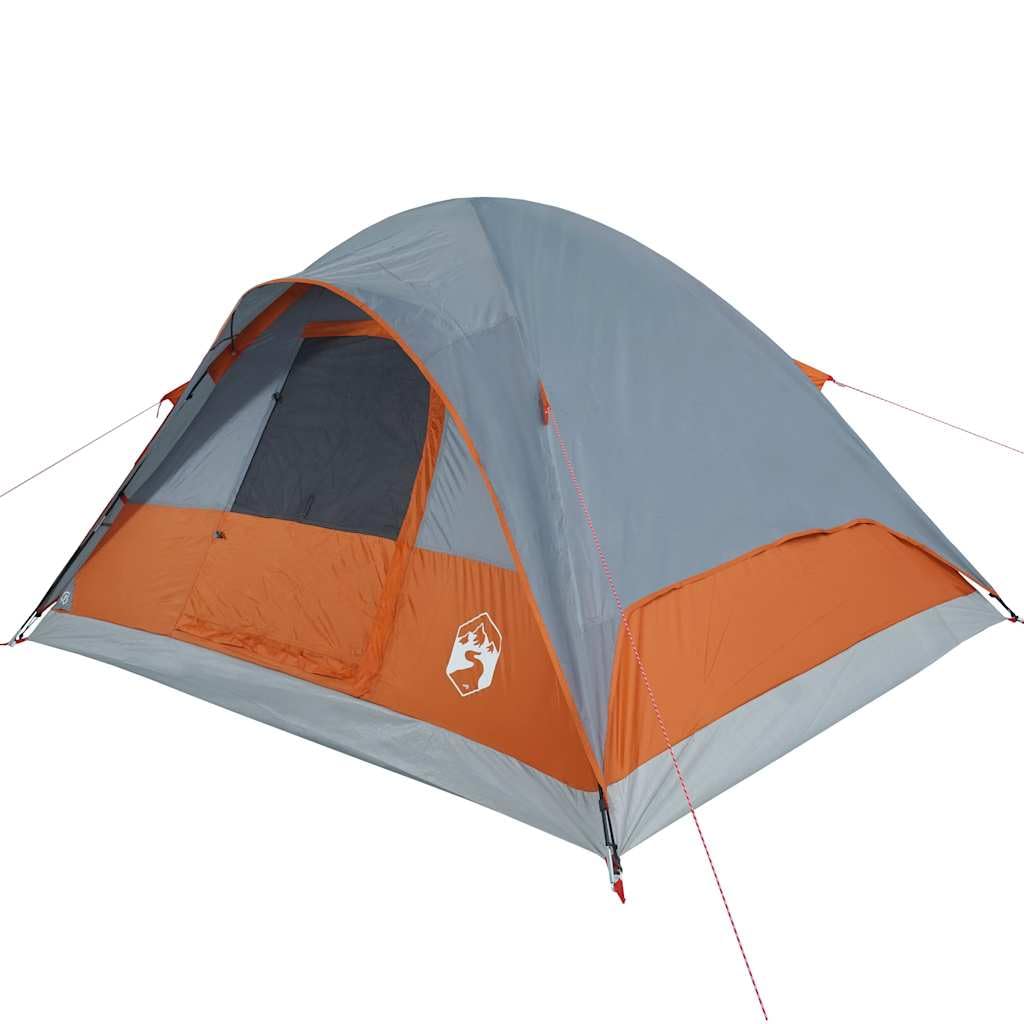 Mangloder Kuppel-Familienzelt Personen Blau Wasserdicht Leicht & Kompakt für Camping, Wandern und Outdoor Abenteuer, Robust, Winddicht, Mit E-Anschluss, Tragetasche, Für Garten, Strand, Festival