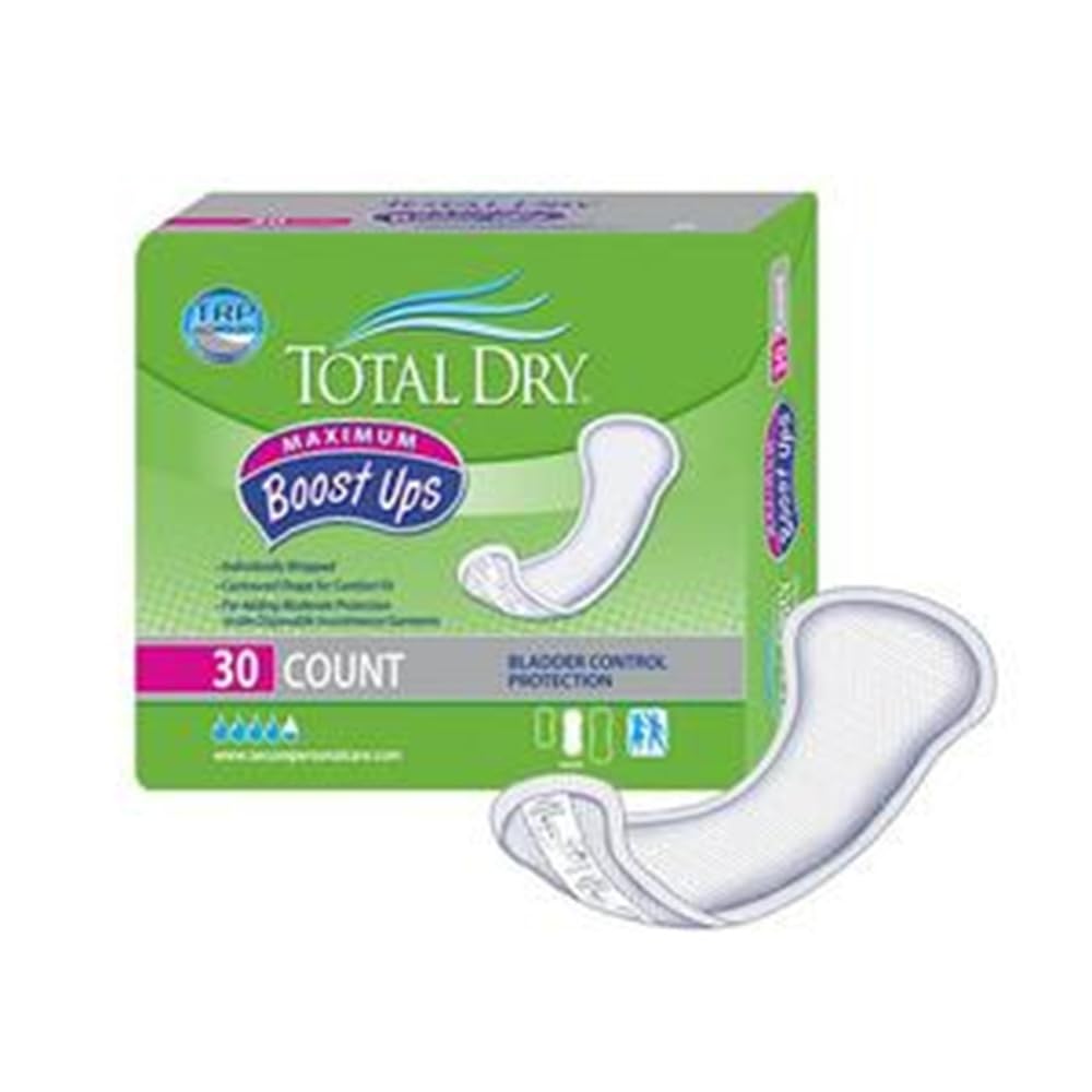 Amazon.com: TotalDry Unisex Booster Pad Contoured 13.8 Inch Length
