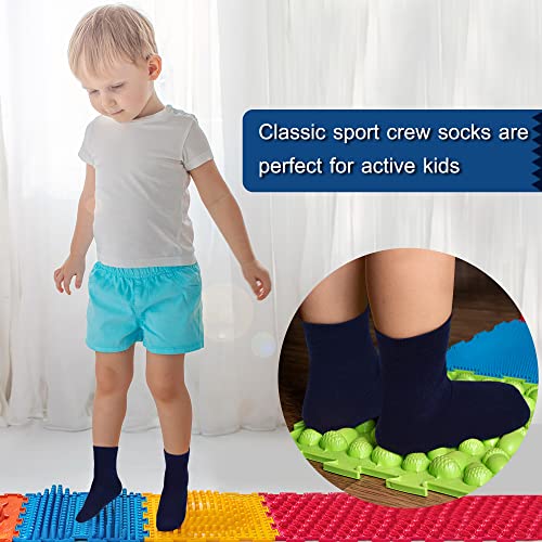 Kids-Crew-Socks-Mid-Cut-Socks-for-Toddler-Kids-Boys-Girls0-13-Years-20-Pairs-Athletic-Mid-Calf-Socks-Multipack