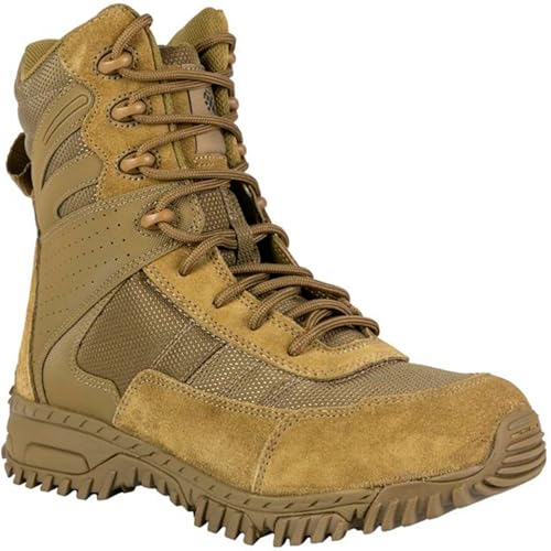 Image of Altama Unisex Vengeance SR 8 inch Side-Zip Lightweight Leather Boots | Full Grain, Textile Lining & Gusseted Tongue