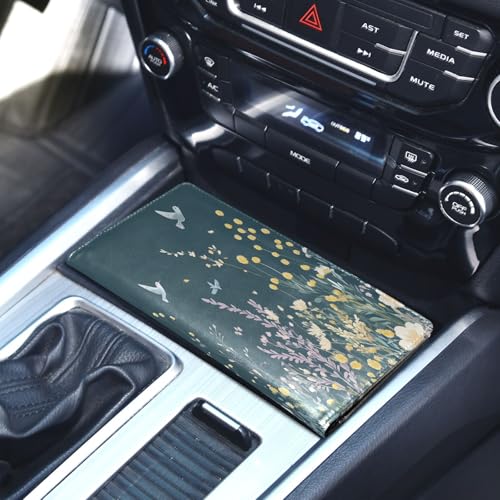 Organizador para auto Slim de cuero miniatura 5