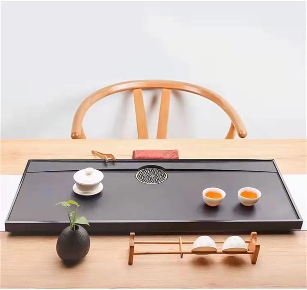 Embedded Plate Black Stone Tea The Whole Piece of Natural Household Size