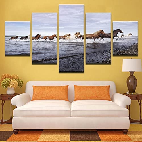 [Qualità di stampa professionale Full HD]: Stampato su tela non tessuta di alta qualità, colori perfetti e immagini chiare, senza sostanze nocive. Aggiungi un tocco elegante al tuo soggiorno, camera da letto o ufficio! Questa è anche un'idea regalo perfetta