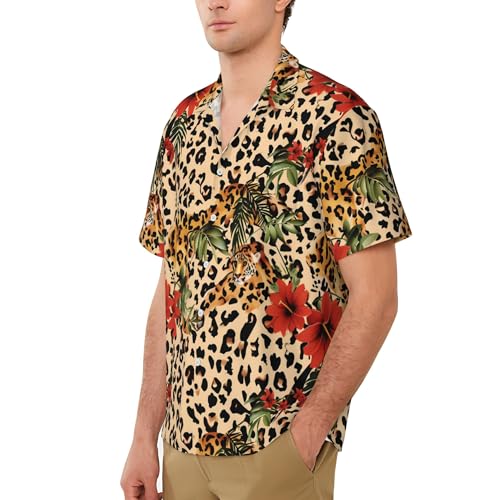 Funny Shirts for Men,Novelty Men's Hawaiian Shirts Short Sleeve Button Up Shirt Men Beach Outfit2
