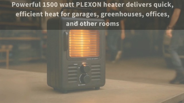 Amazon.com: Plexon Milkhouse Heater Garage Heater 1500W, Electric