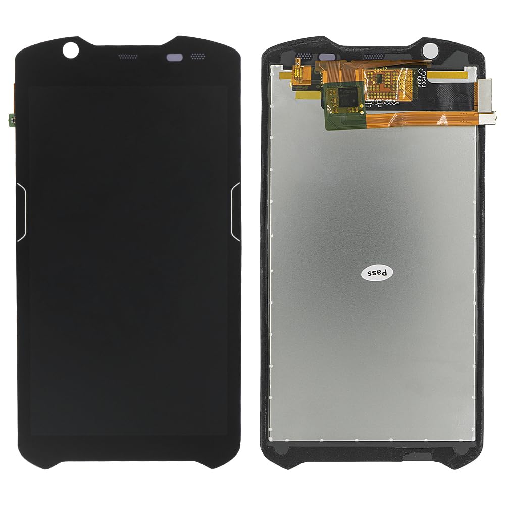 TC52 LCD Screen 5.0 Inch Replacement with Touch Digitizer Assembly for Zebra TC52 TC520K TC57 TC57HO Handheld Barcode Scanner Mobile Computer, HD LCD