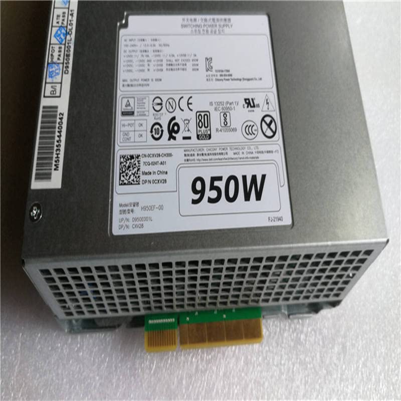 PSU for Workstation T5820 T7820 T7920 950W Switching Power Supply AC950EF-00 H950EF-00 D950EF-00 WGCH4 CXV28