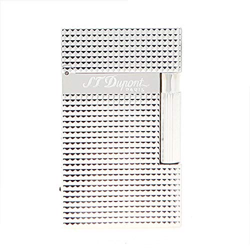 ST Dupont Ligne 2 Diamond Head Silver Plated Lighter