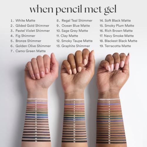 Image of Julep When Pencil Met Gel Eyeliner, Waterproof, Smoky Plum Matte